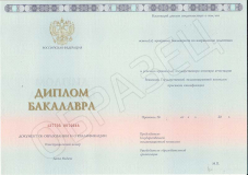 Диплом бакалавра государственного образца